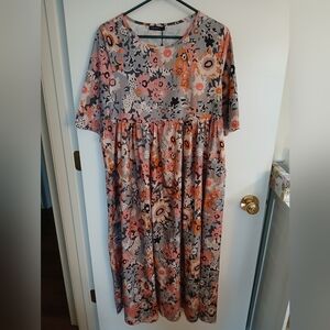 Just Fashion Now, Floral Patterned Dress, Size S
